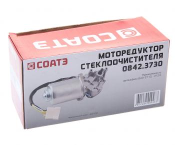 3 199 р. Мотор-редуктор стеклоочистителя ВАЗ-2110-2112,2123 СОАТЭ СОАТЭ 0842.3730  с доставкой в г. Воронеж. Увеличить фотографию 3