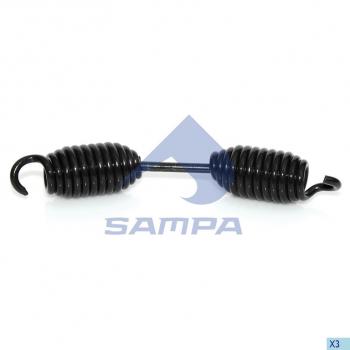 213 р. Пружина ROR полуприцепа колодок стяжная (220х34х5.2) SAMPA SAMPA 085.032  с доставкой в г. Воронеж. Увеличить фотографию 3