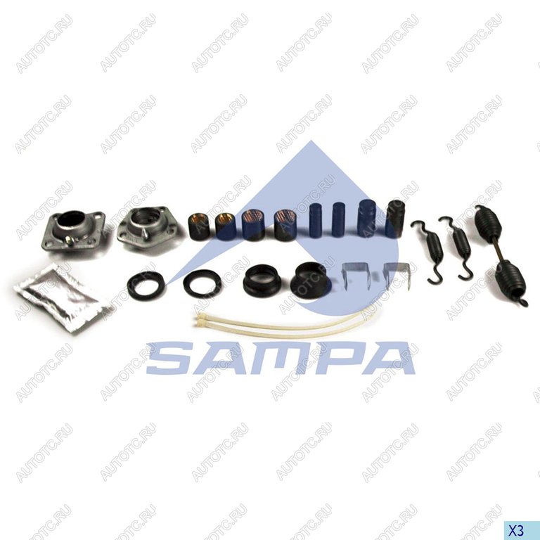 2 699 р. Ремкомплект ROR вала тормозного и колодок SAMPA SAMPA 085.521  с доставкой в г. Воронеж