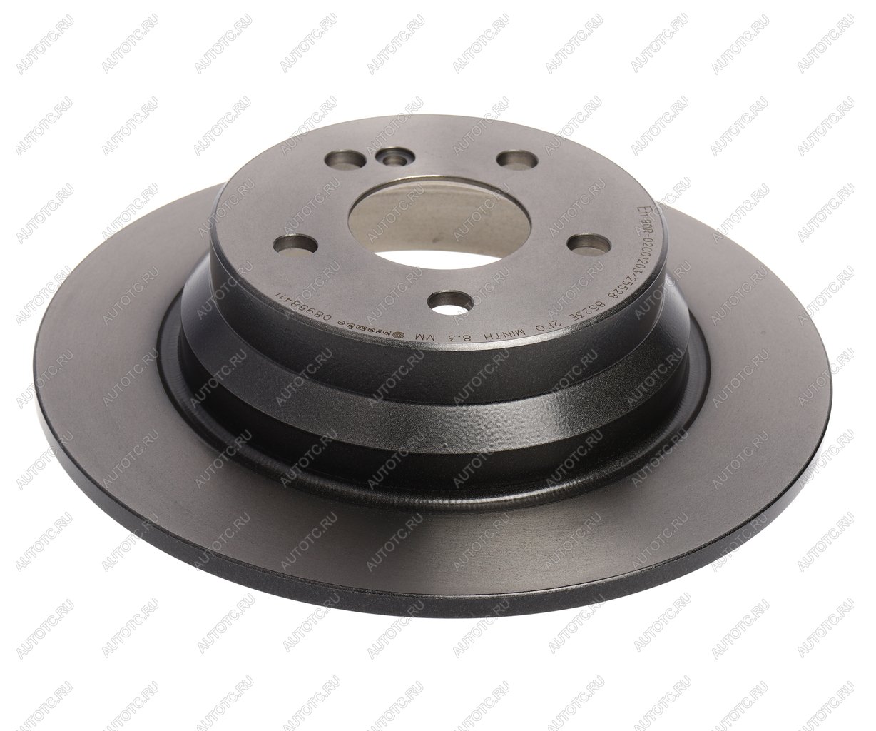 4 099 р. Диск тормозной MERCEDES E (W211,W212) (02-) задний (1шт.) BREMBO BREMBO 08.9584.11  с доставкой в г. Воронеж