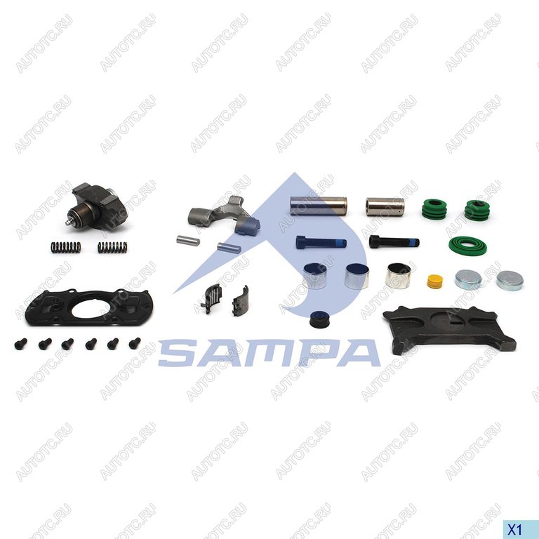 12 449 р. Ремкомплект суппорта WABCO MAX22 левый (полный) SAMPA SAMPA 094.915  с доставкой в г. Воронеж