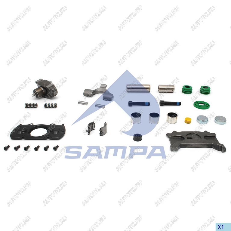 13 399 р. Ремкомплект суппорта WABCO MAX22 правый (полный) SAMPA SAMPA 094.916  с доставкой в г. Воронеж
