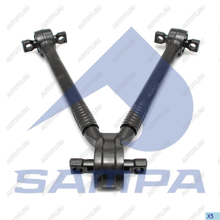 11 999 р. Штанга реактивная MERCEDES V-образная (L=622x152130x2525) SAMPA SAMPA 095.241  с доставкой в г. Воронеж