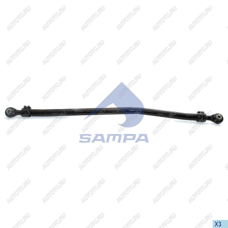 15 749 р. Тяга стабилизатора MERCEDES Actros L=1815 (с изгибом) SAMPA SAMPA 095.414  с доставкой в г. Воронеж