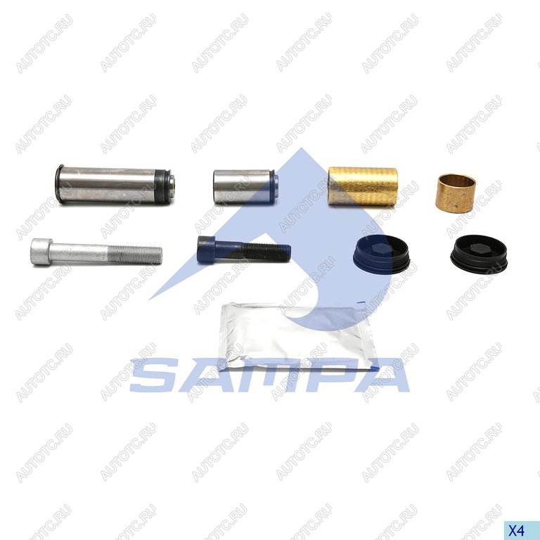 1 469 р. Ремкомплект суппорта BPW TSB3709 (направляющие) SAMPA SAMPA 095.925  с доставкой в г. Воронеж