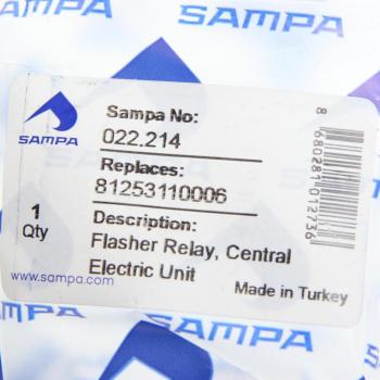 469 р. Реле поворота MAN M,F90,L,M,F2000 (9 контактов) SAMPA SAMPA 022.214  с доставкой в г. Воронеж. Увеличить фотографию 2