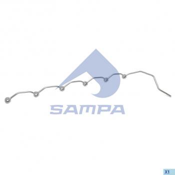 4 199 р. Трубка MAN системы охлаждения (отводная к расширительному бачку) SAMPA SAMPA 023.056  с доставкой в г. Воронеж. Увеличить фотографию 1