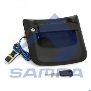 3 099 р. Ручка MAN TGA,TGS,TGX двери левой наружная (с выключателем) SAMPA SAMPA 023.2151  с доставкой в г. Воронеж. Увеличить фотографию 1