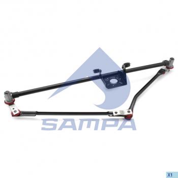 4 999 р. Трапеция стеклоочистителя MAN TGA,TGX (широкая) SAMPA SAMPA 023.244  с доставкой в г. Воронеж. Увеличить фотографию 1