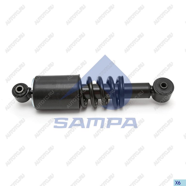 2 899 р. Амортизатор MAN TGA кабины задний с пружиной (252349 OO) SAMPA SAMPA 023.305-01  с доставкой в г. Воронеж