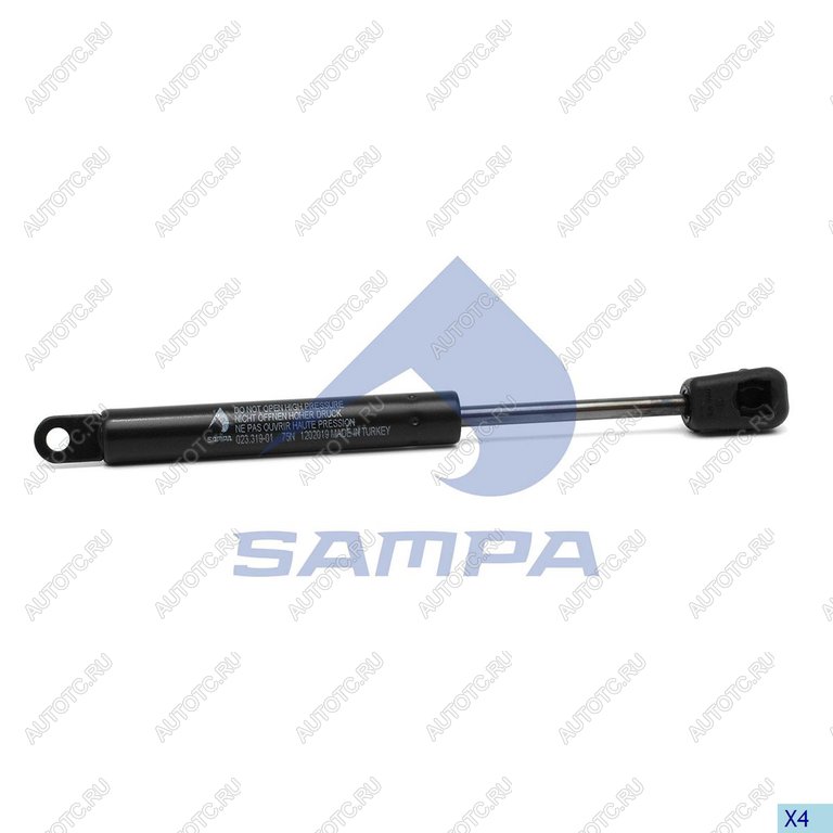 379 р. Амортизатор MAN TGA,TGS,TGX газовый люка кабины SAMPA SAMPA 023.319-01  с доставкой в г. Воронеж