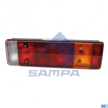 3 189 р. Фонарь задний MAN TGA левый SAMPA SAMPA 023.402  с доставкой в г. Воронеж. Увеличить фотографию 1
