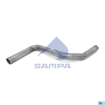 5 799 р. Труба MAN TGA системы охлаждения ретардера передняя (ЕВРО-6) SAMPA SAMPA 023.447  с доставкой в г. Воронеж. Увеличить фотографию 1