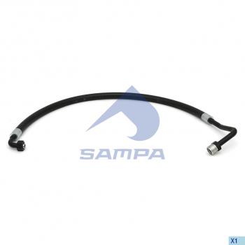 7 449 р. Шланг MAN TGA,TGS подачи охлаждающей жидкости SAMPA SAMPA 024.065  с доставкой в г. Воронеж. Увеличить фотографию 1