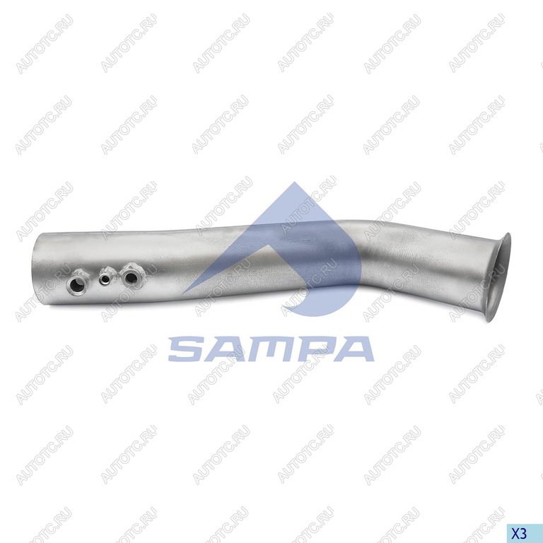 8 349 р. Труба приемная глушителя MAN SAMPA SAMPA 024.125  с доставкой в г. Воронеж