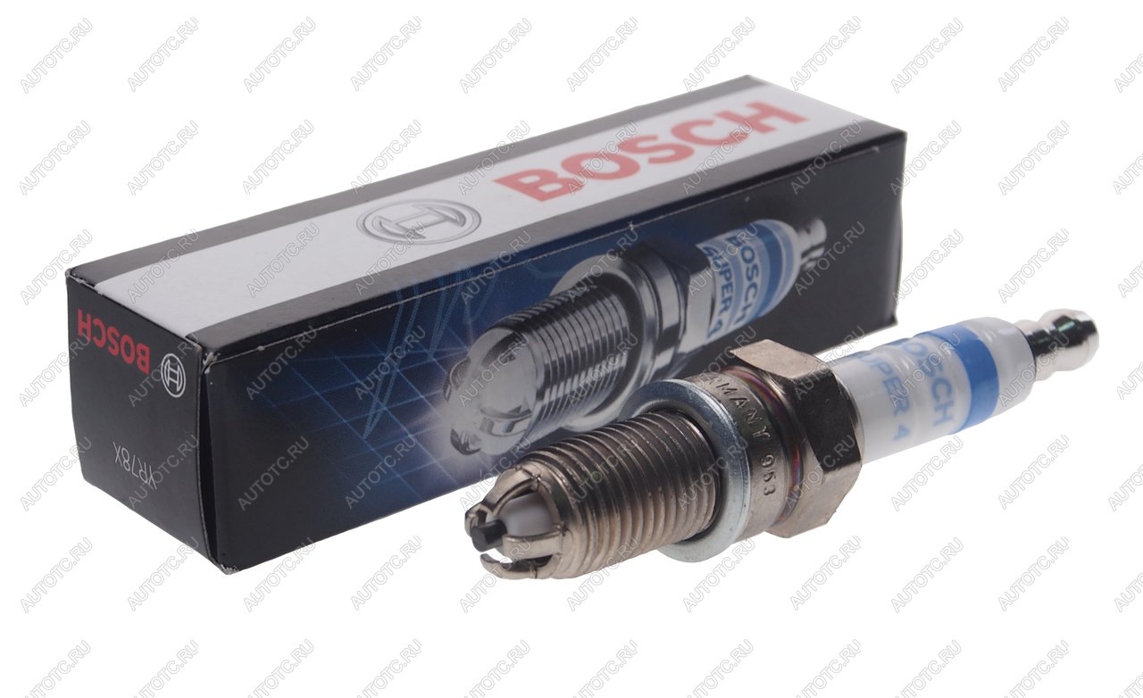 359 р. Свеча зажигания Super-4 (1шт.) BOSCH BOSCH 0242132501  с доставкой в г. Воронеж