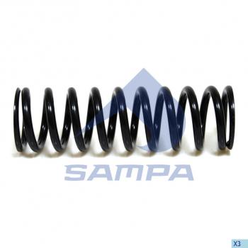 1 849 р. Пружина VOLVO FH12 подвески кабины SAMPA SAMPA 030.373  с доставкой в г. Воронеж. Увеличить фотографию 1