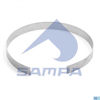 172 р. Хомут глушителя VOLVO FH12,16 (уплотнит кольцо трубы турбины) SAMPA SAMPA 031.149  с доставкой в г. Воронеж. Увеличить фотографию 1