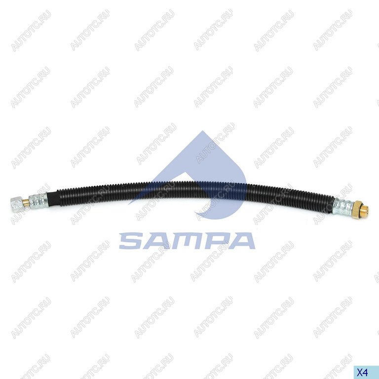 1 449 р. Шланг VOLVO FH,F12 сервоцилиндра сцепления SAMPA SAMPA 031.342  с доставкой в г. Воронеж