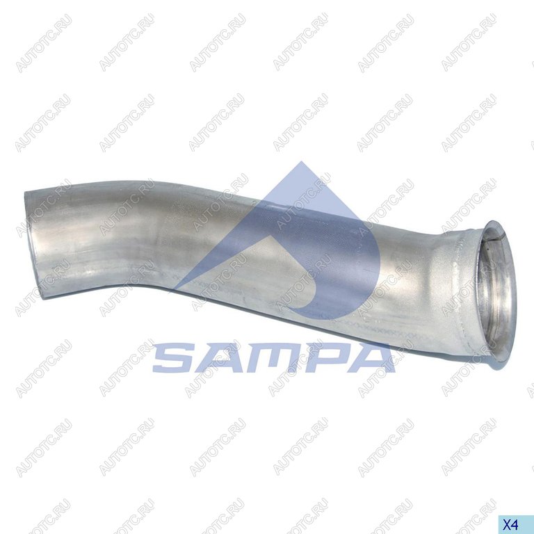 3 599 р. Труба приемная глушителя VOLVO FH SAMPA SAMPA 031.373  с доставкой в г. Воронеж