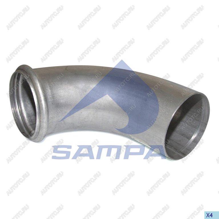 3 699 р. Труба приемная глушителя VOLVO FH SAMPA SAMPA 031.375  с доставкой в г. Воронеж