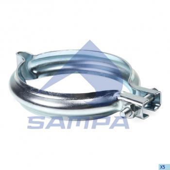 369 р. Хомут VOLVO FH турбокомпрессора (d=102) SAMPA SAMPA 031.386  с доставкой в г. Воронеж. Увеличить фотографию 2