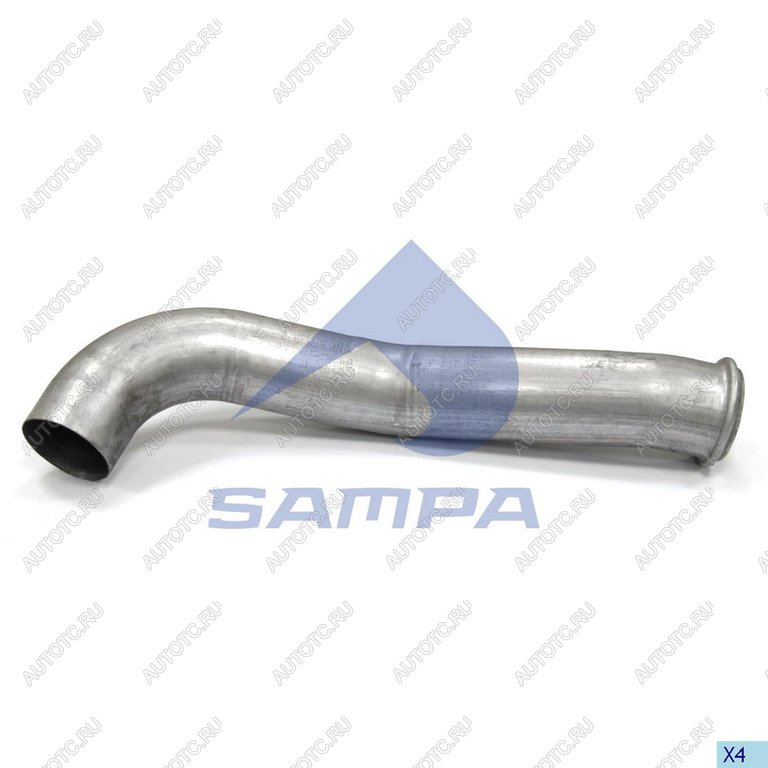 3 999 р. Труба приемная глушителя VOLVO FH SAMPA SAMPA 031.395  с доставкой в г. Воронеж