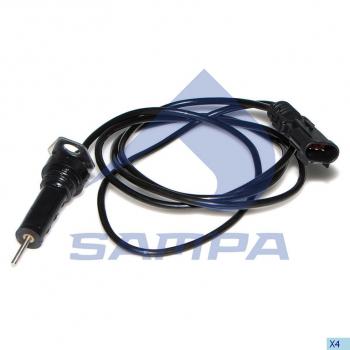 1 289 р. Датчик износа тормозных колодок VOLVO L=1850мм SAMPA SAMPA 032.358  с доставкой в г. Воронеж. Увеличить фотографию 1