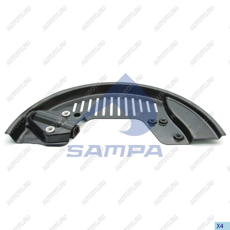2 499 р. Щиток VOLVO RENAULT барабана тормозного правый SAMPA SAMPA 032.498  с доставкой в г. Воронеж