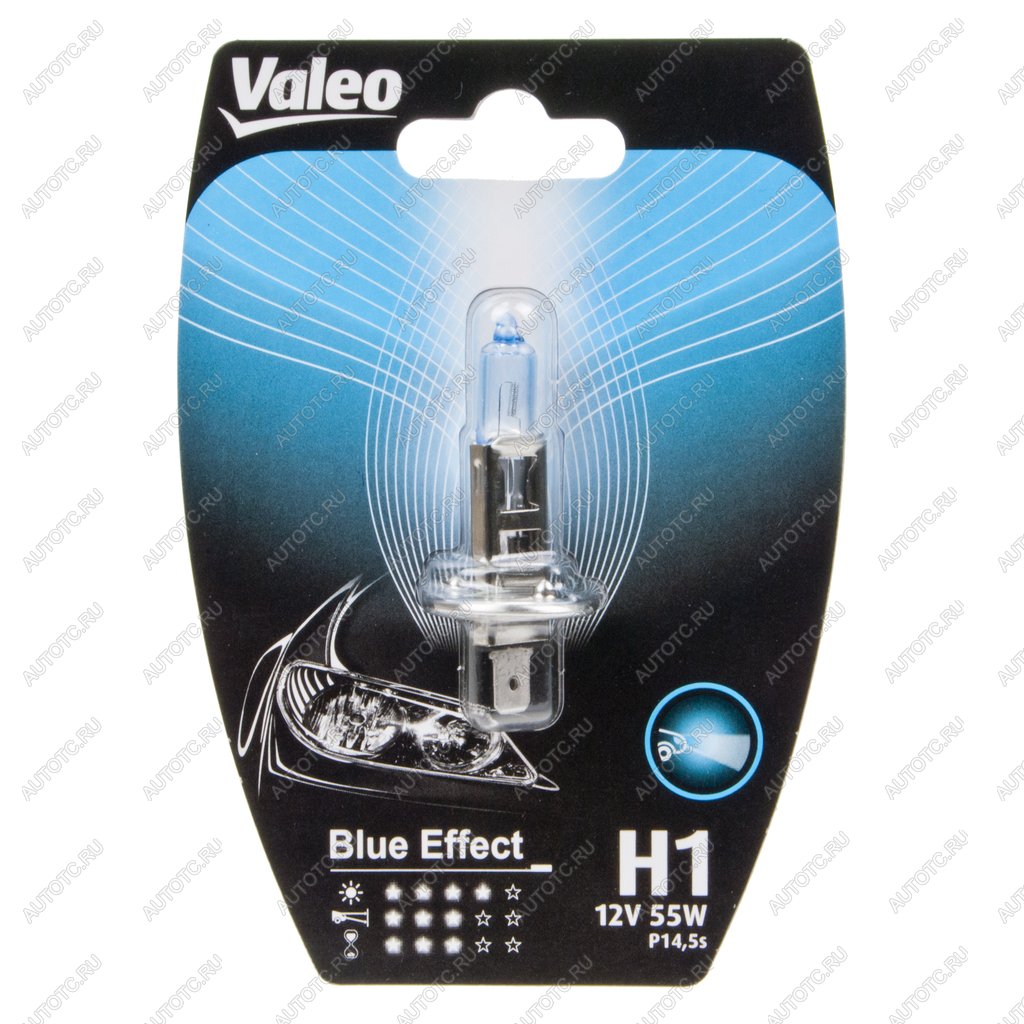 379 р. Лампа 12V H1 55W P14.5s блистер (1шт.) Blue Effect VALEO VALEO 032504  с доставкой в г. Воронеж