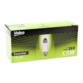 25 р. Лампа 24V C5W SV8.5 (1шт.) Essential VALEO VALEO 032957  с доставкой в г. Воронеж. Увеличить фотографию 3