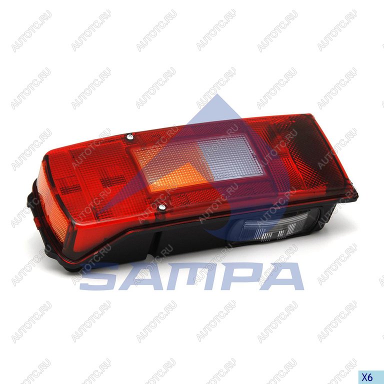 2 899 р. Фонарь задний VOLVO FH,FM левый (разъем Schlemmer) SAMPA SAMPA 034.359  с доставкой в г. Воронеж