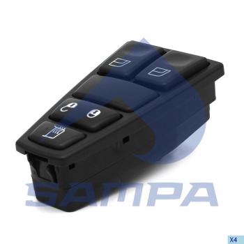 3 699 р. Блок управления VOLVO FH стеклоподъемником правый SAMPA SAMPA 034.418  с доставкой в г. Воронеж. Увеличить фотографию 1