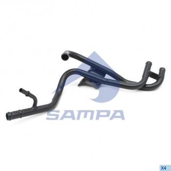 8 349 р. Трубка VOLVO FH отопителя SAMPA SAMPA 034.450  с доставкой в г. Воронеж. Увеличить фотографию 1