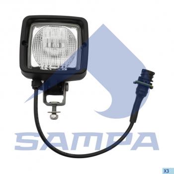 3 779 р. Фонарь рабочего света VOLVO FH,FM (H3-70W) SAMPA SAMPA 037.311  с доставкой в г. Воронеж. Увеличить фотографию 1