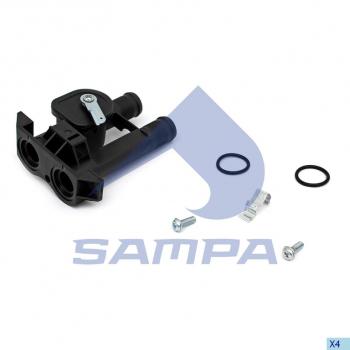 1 469 р. Кран RENAULT Premium отопителя SAMPA SAMPA 052.078  с доставкой в г. Воронеж. Увеличить фотографию 1