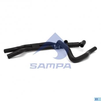 4 849 р. Патрубок DAF отопителя SAMPA SAMPA 052.130  с доставкой в г. Воронеж. Увеличить фотографию 1