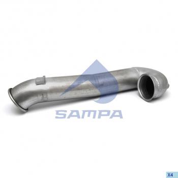 8 849 р. Глушитель DAF (ЕВРО-5) SAMPA SAMPA 052.189  с доставкой в г. Воронеж. Увеличить фотографию 1
