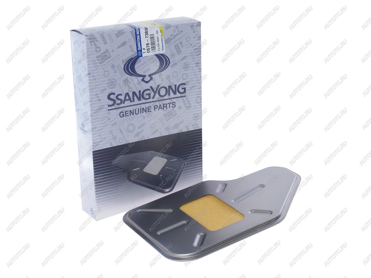 3 999 р. Фильтр масляный АКПП SSANGYONG Actyon (08-),Kyron (08-),Actyon Sports (07-),Rexton (11-) (6AT) OE SSANGYONG 0578-738007  с доставкой в г. Воронеж