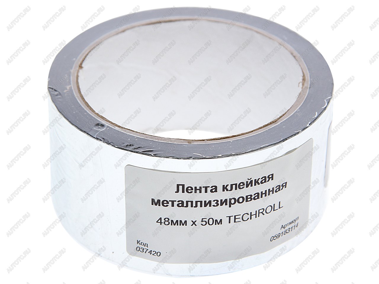 154 р. Лента клейкая металлизированная 48ммх50м TECHROLL TECHROLL 059183114  с доставкой в г. Воронеж