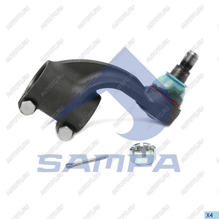 3 499 р. Наконечник рулевой тяги VOLVO правый SAMPA SAMPA 097.030-01  с доставкой в г. Воронеж