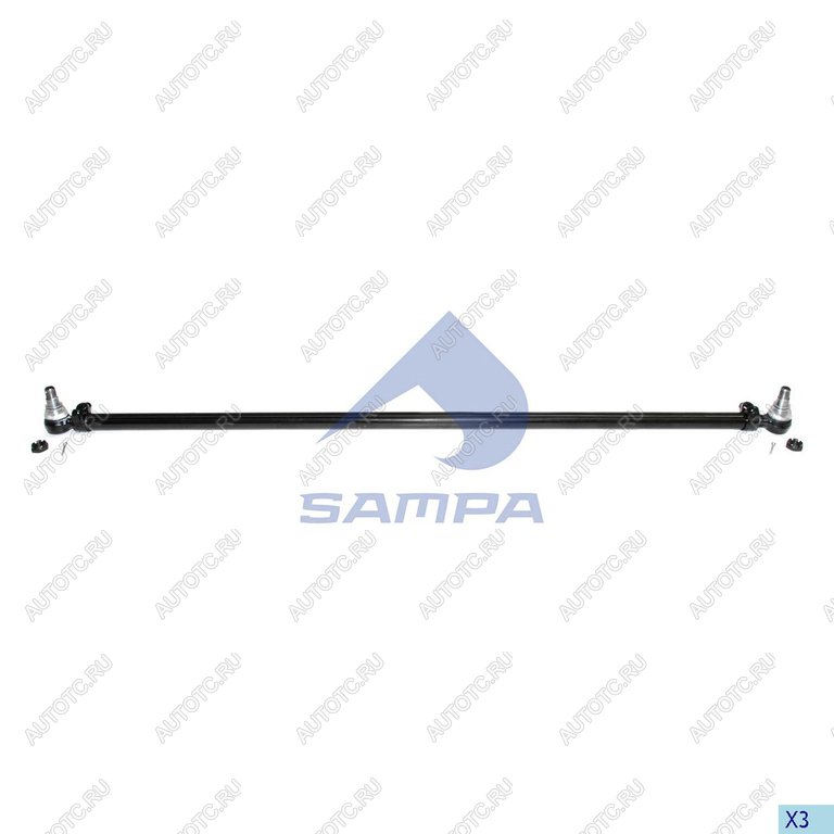 6 499 р. Тяга рулевая SCANIA 3,4 series поперечная L=1736мм SAMPA SAMPA 097.048-01  с доставкой в г. Воронеж