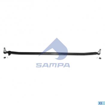 7 999 р. Тяга рулевая SCANIA 4 series поперечная L=1743мм SAMPA SAMPA 097.058-01  с доставкой в г. Воронеж. Увеличить фотографию 1
