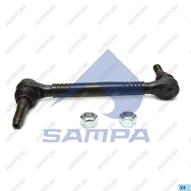 3 899 р. Тяга стабилизатора VOLVO FH,FM заднего SAMPA SAMPA 097.1026-01  с доставкой в г. Воронеж