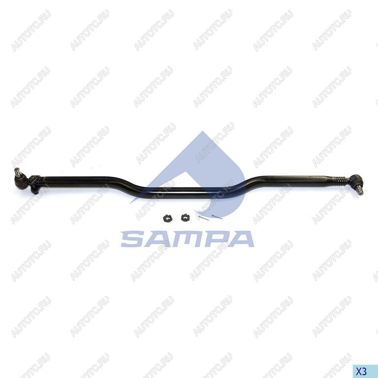 8 999 р. Тяга рулевая MAN поперечная L=1588мм SAMPA SAMPA 097.158-01  с доставкой в г. Воронеж