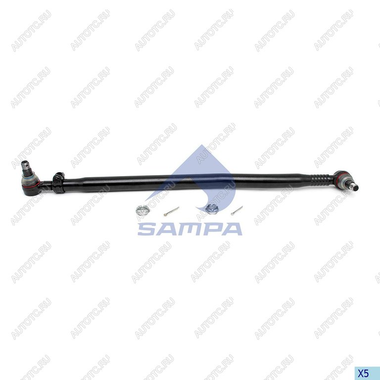 4 999 р. Тяга рулевая MAN продольная L=1040 SAMPA SAMPA 097.160-01  с доставкой в г. Воронеж