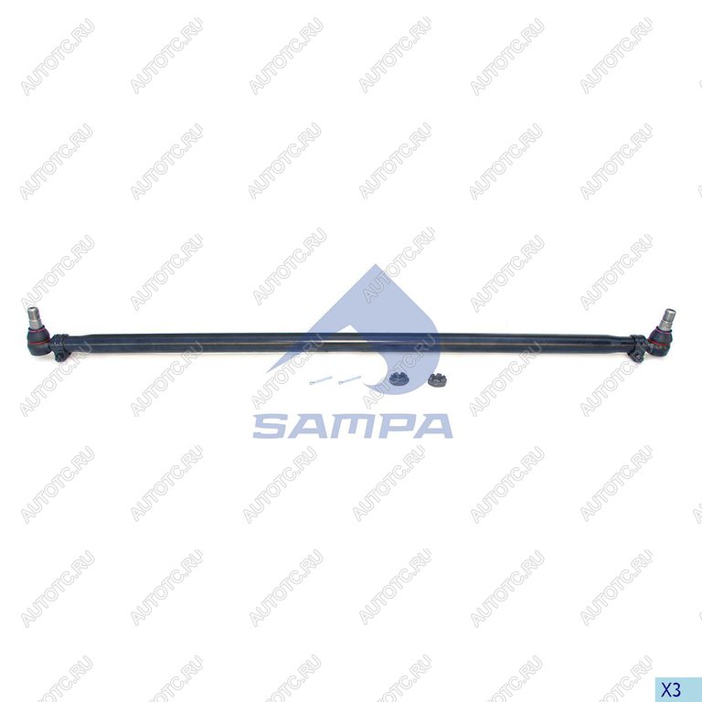 7 399 р. Тяга рулевая MERCEDES поперечная L=1625мм SAMPA SAMPA 097.273-01  с доставкой в г. Воронеж