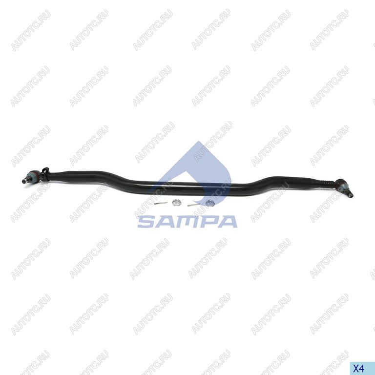 6 999 р. Тяга рулевая MERCEDES поперечная L=1588мм SAMPA SAMPA 097.382-01  с доставкой в г. Воронеж