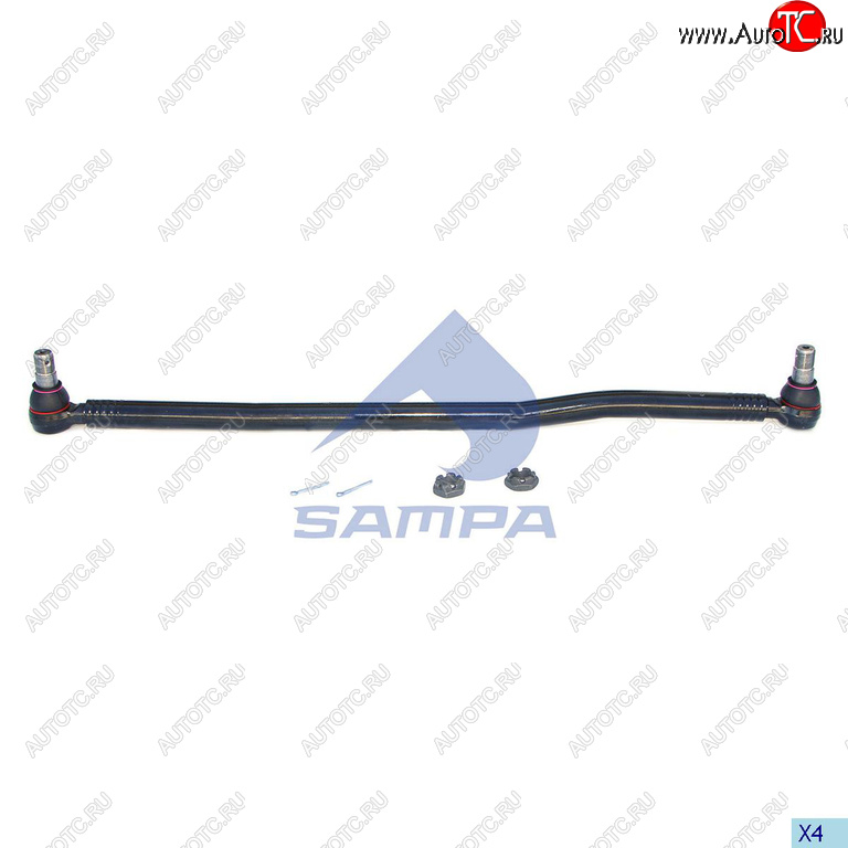 3 799 р. Тяга рулевая MERCEDES продольная SAMPA SAMPA 097.415-01  с доставкой в г. Воронеж