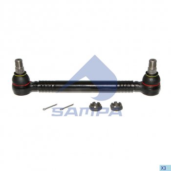 3 499 р. Тяга рулевая MAN поперечная L=413 SAMPA SAMPA 097.506-01  с доставкой в г. Воронеж. Увеличить фотографию 1
